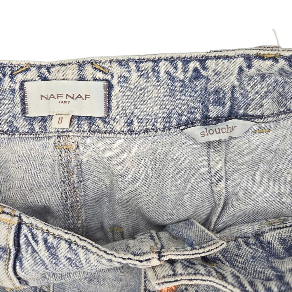 Naf Naf High Rise Slouchy Mom Jeans Size 8 - Picture 6 of 8